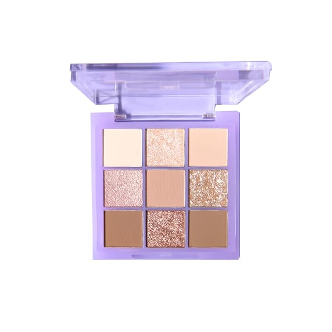 Violet Fairy 9 Color Eyeshadow Palette, Warm Neutrals
