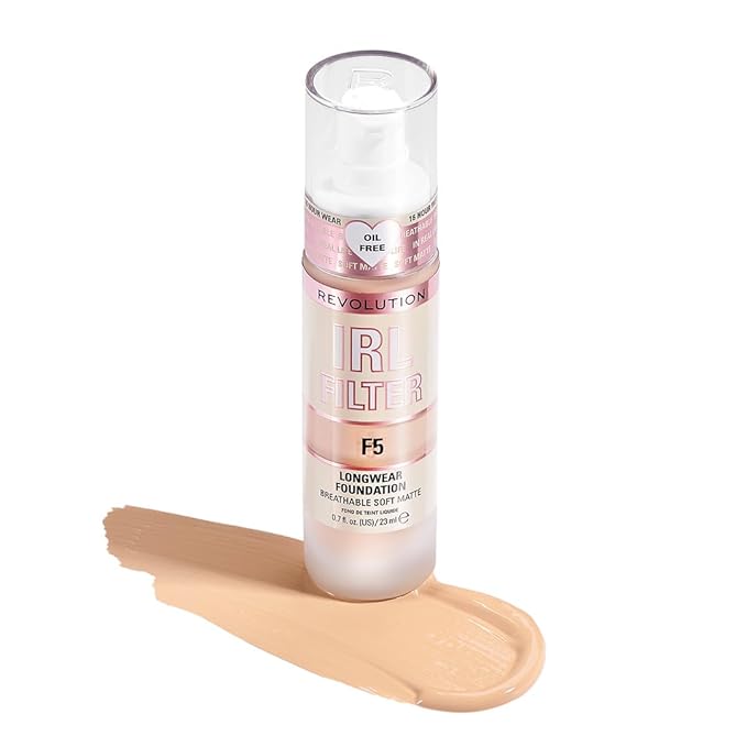 Revolution Beauty, IRL Filter Longwear Foundation, Soft &
