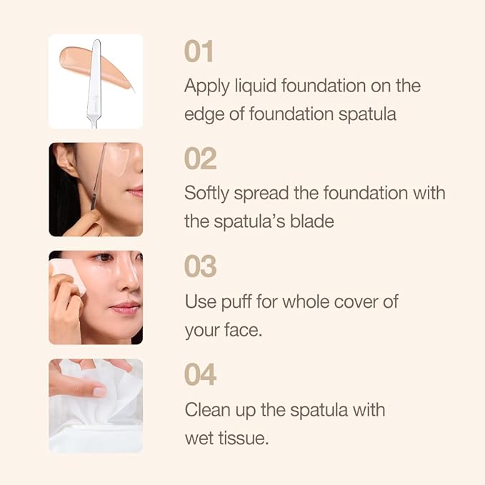 Foundation Spatula Made of Stainless Steel | Professional