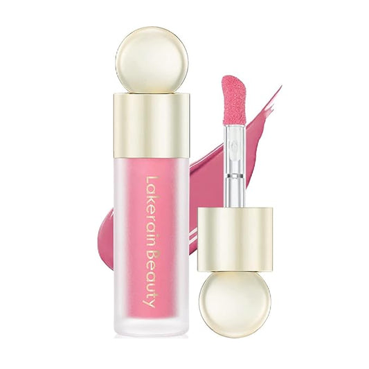 Liquid Blush,Soft Cream Face Blush, Dewy Cheek Tint, - HAPPY)