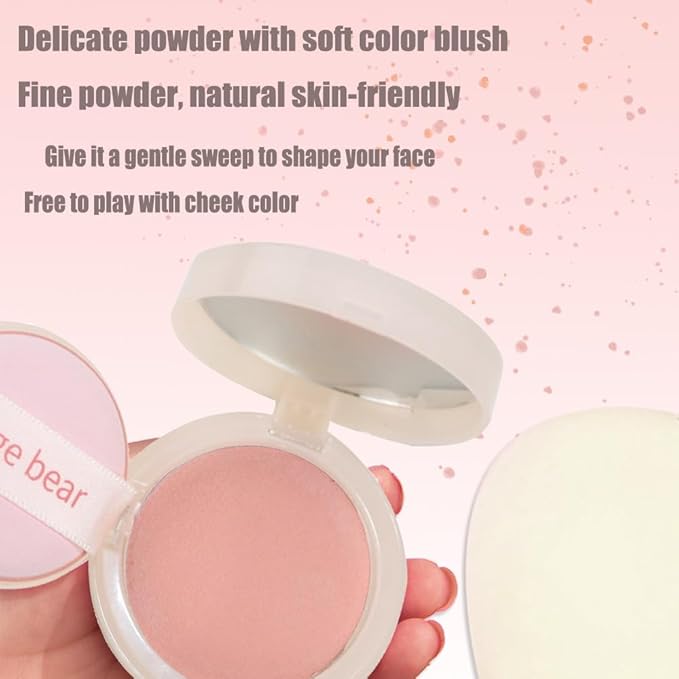 Silky Matte Blush,Blush Powder for Cheeks,Long-Lasting, Natural Look,