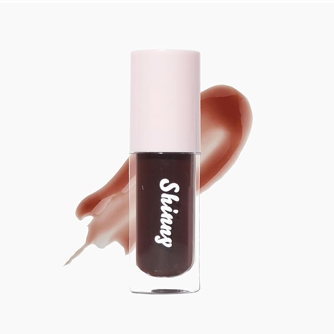 MAEPEOR Black Sugar Glossy Lipgloss 5 Colors Nourishing High-shine Glossy Lipgloss Luscious-colors Non-Sticky Shine Glossy Lipgloss (Black Sugar)