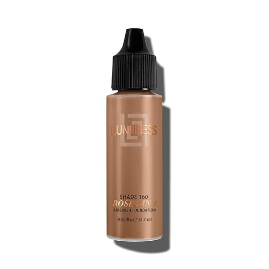 Luminess Air Rose 4-in-1 Airbrush Foundation - Shade 160, Rich 0.50 oz