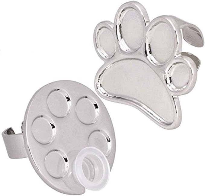 2 Pcs/Lot Mini Manicure Palette Wearable Metal Nail