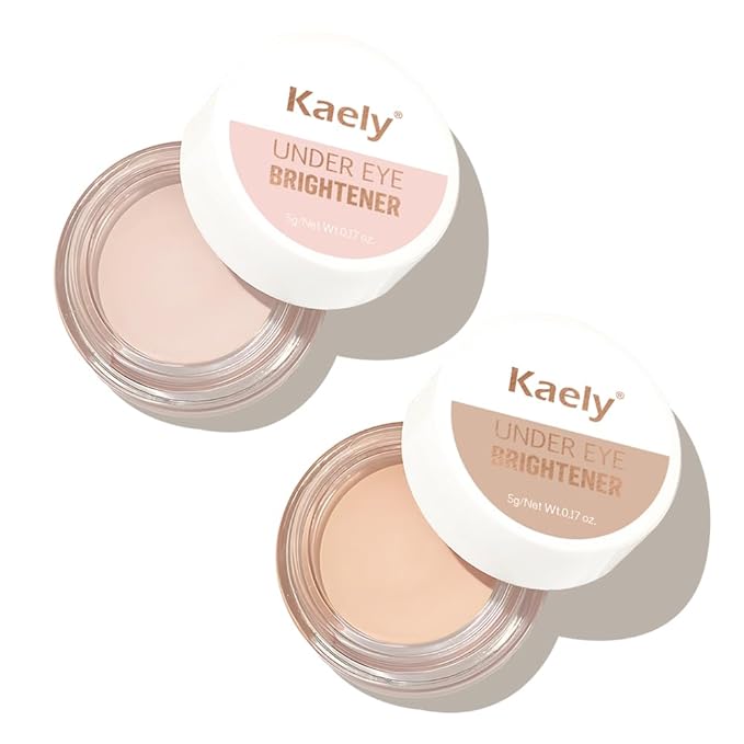 evpct 2Pcs under Eye Brightener, Nourishing Luminous under & 04#