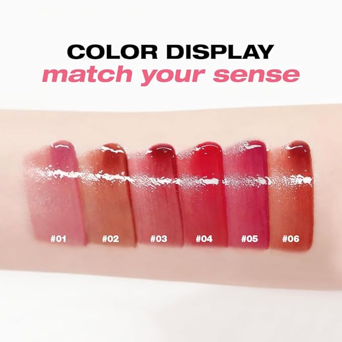 LANGMANNI Lip Oil Tint | Hydrating & Long-Lasting Lip Stain | Moisturizing And High Gloss Makeup,Non-Sticky Lip Stain For Watery And Silky Smooth Lips(#1+2+3)