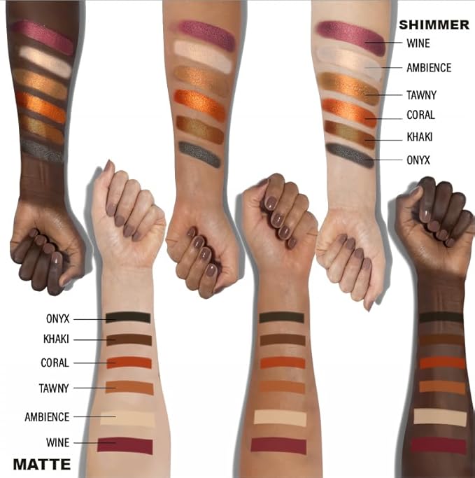 Cosmeticss - Neutrals, 24-Color eyeshadow Palette Matte/Shimmer/Metallic.Glitter Finish,