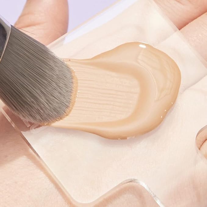 2PCS Clear Acrylic Professional Makeup Palette Handheld Cosmetic