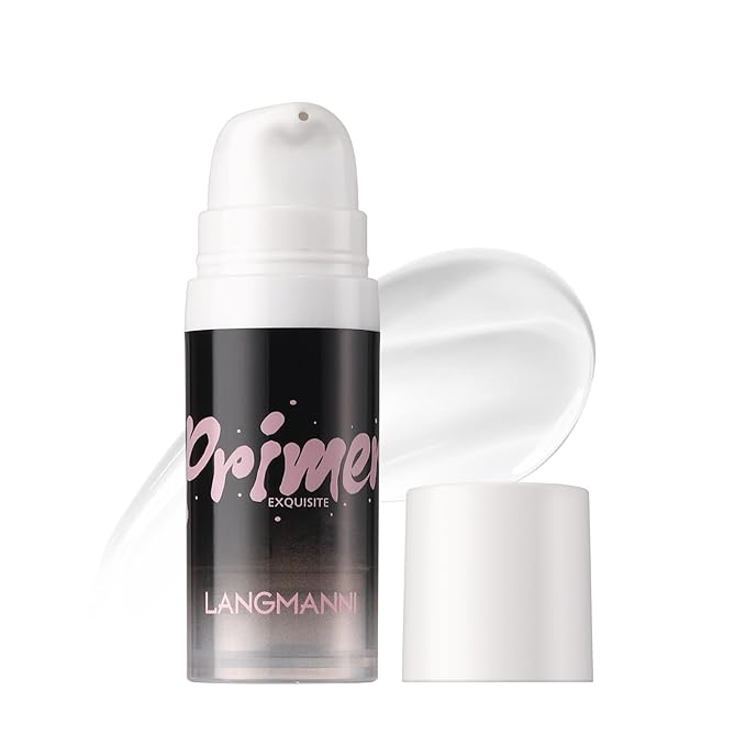 LANGMANNI Matte Grip Face Primer, Transparent Skin Perfecting Oz, 1)