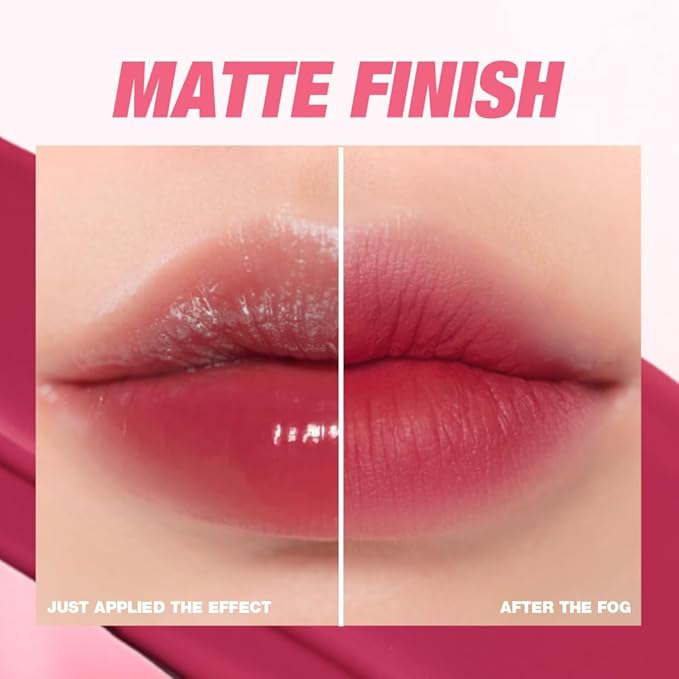 LANGMANNI Lip Oil Tint | Hydrating & Long-Lasting Lip Stain | Moisturizing And High Gloss Makeup,Non-Sticky Lip Stain For Watery And Silky Smooth Lips(#3+4)