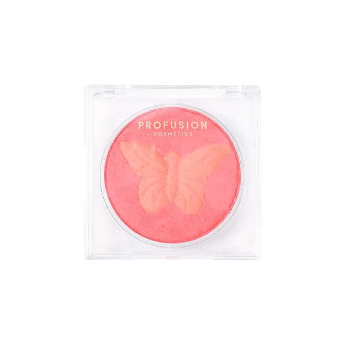 Profusion Cosmetics Empowered Social Butterfly Mousse Blush, Lightweight (Monarch, Standard)