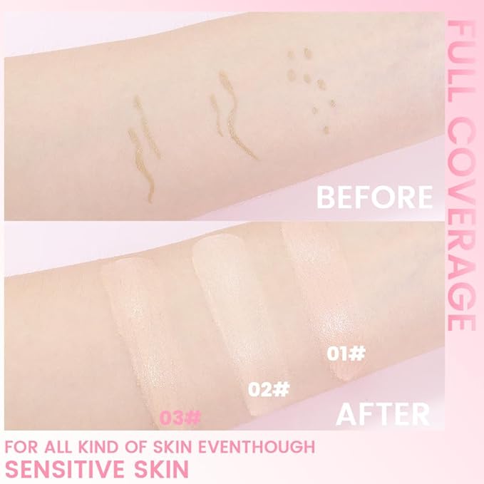 Nuder Cushion Foundation,Natural Beige for Natural & Medium Skin Types