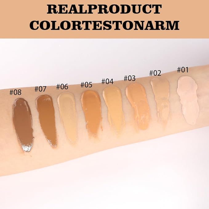 Matte Cream Oil Free Concealer Foundation Pack with