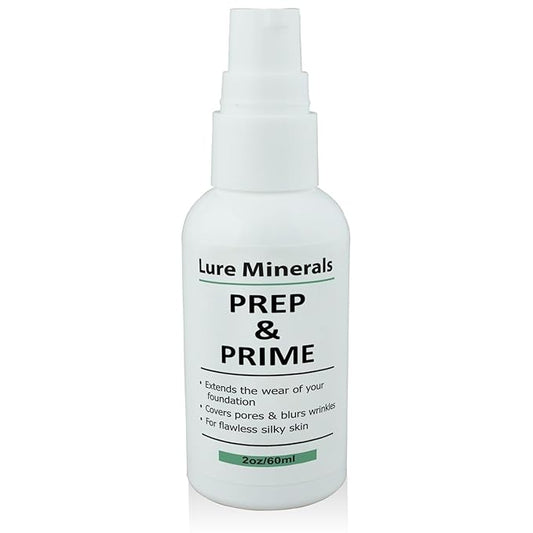 Lure Minerals Prep and Prime Foundation Primer, 2oz 2oz