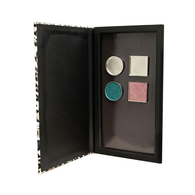 50 Pcs Empty Square Metal Pans, Makeup Palette