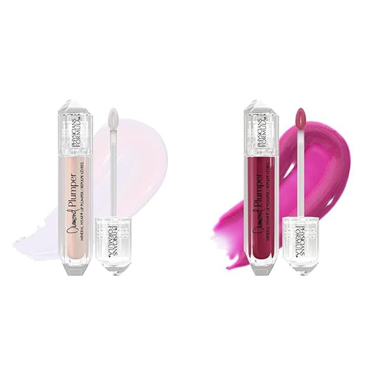 Physicians Formula Mineral Wear Diamond Lip Plumper Gloss Light Pink Princess Cut and Brilliant Berry Diamond