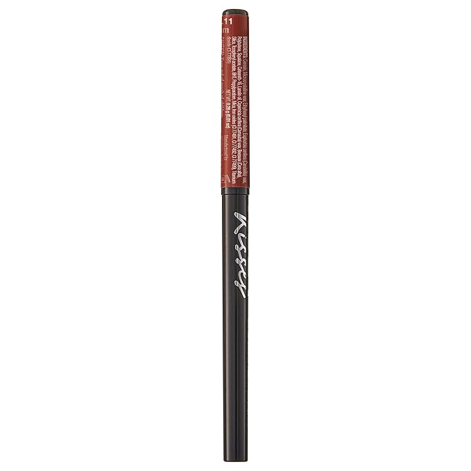 Ruby Kisses Auto Lip Liner Pencil (Plum 3 Pack), Long Lasting & Non-Fading, Smooth Application, Non-Feathering with Rich Pigmented Color, No Sharpener Needed, Ideal for Full Lips Look