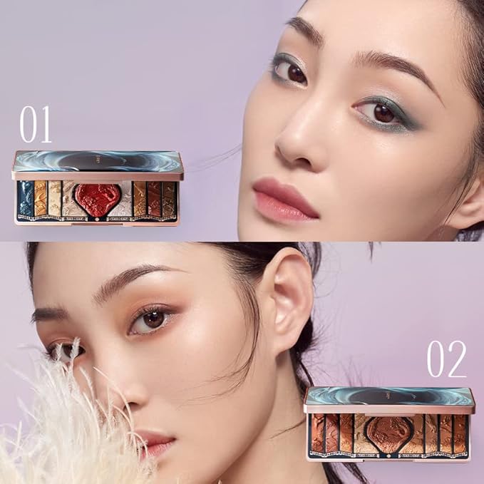 FLORASIS Floral Engraving Phoenix Makeup Palette (02 Retro