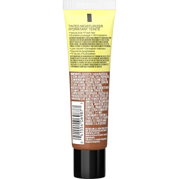 Maybelline Fit Me Tinted Moisturizer, Natural Coverage, Face 1 Count