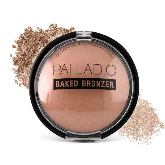Palladio Baked Bronzer, Highly Pigmented and Easy to