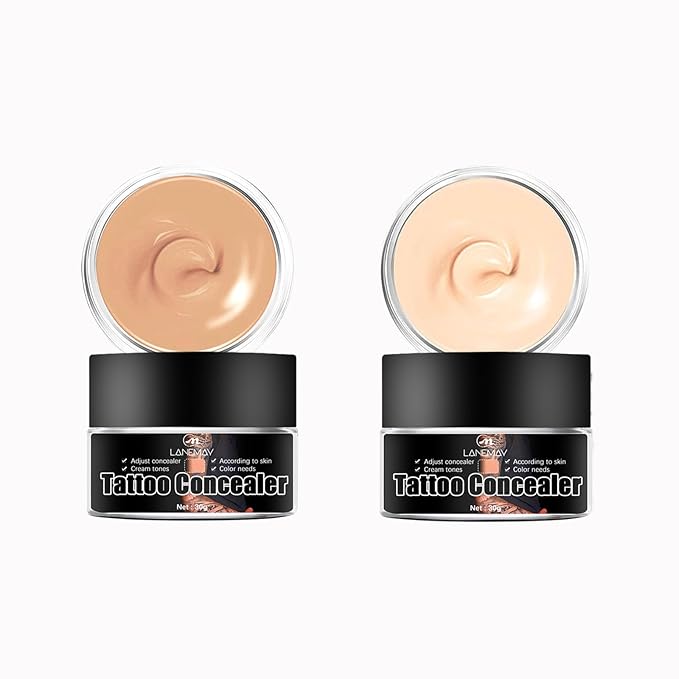 Tattoo Cover Up, Invisible Waterproof Concealer,Long Lasting Professional