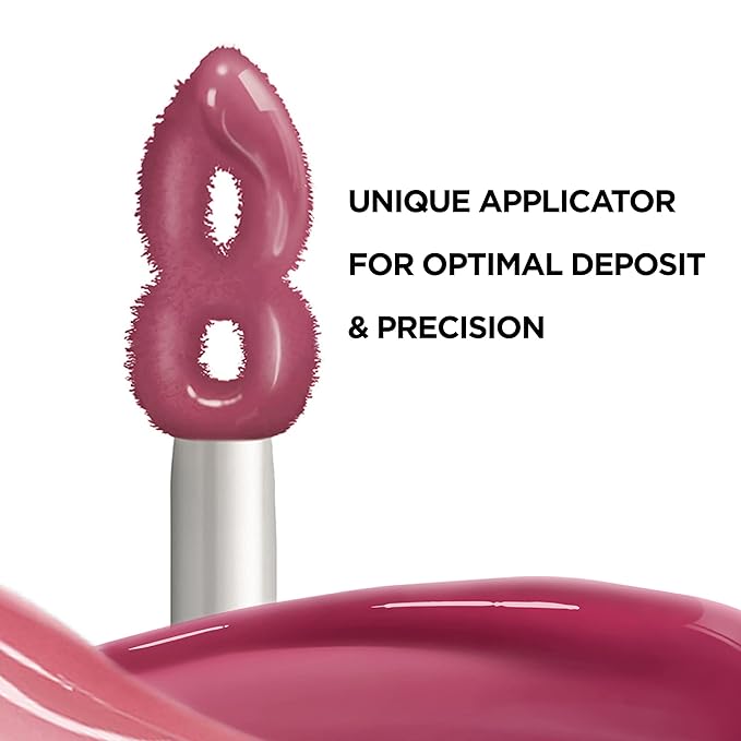 L'Oreal Paris Infallible Pro Gloss Plump Lip Gloss with Hyaluronic Acid, Long Lasting Plumping Shine, Lips Look Instantly Fuller and More Plump, Blossom, 0.21 fl. oz.