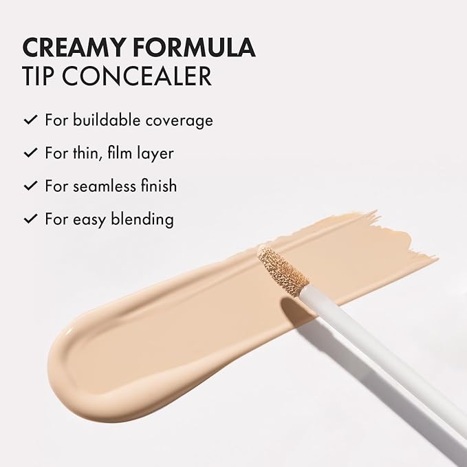 LUNA Long-Lasting Tip Concealer Cover-Fit (#0.5 Proclein) Full 0.26 Fl Oz
