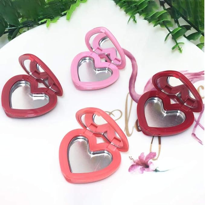 RONRONS 8 Pack Empty Eyeshadow Palette Mini Heart
