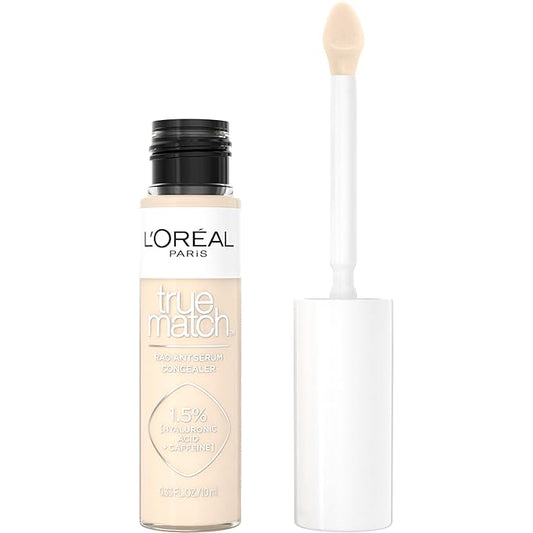 L’Oréal Paris True Match Radiant Serum Concealer, Brightening Caffeine, N1, 0.33 Oz