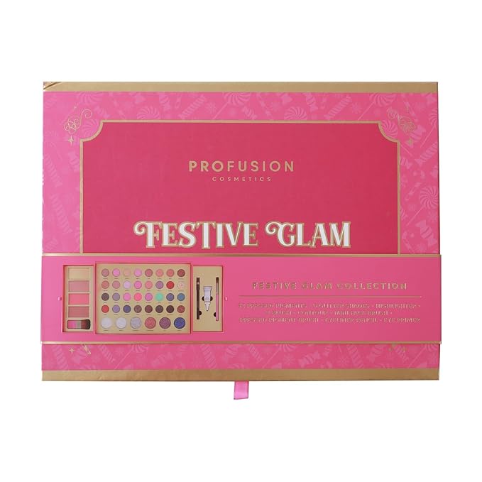 Profusion Cosmetics Sweet Holiday Festive Glam 46 Piece