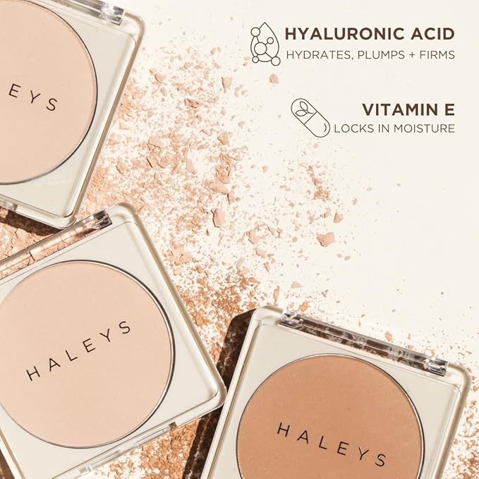 HALEYS Re-cover Pressed Powder Foundation Makeup (3.25) - Conceals Imperfections