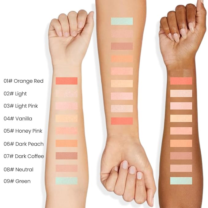 Kaely 2Pcs PROFESSIONAL MAKEUP Correcting Concealer Stick,Medium Coverage