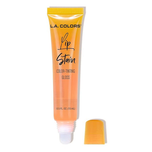 L.A. COLORS Lip Stain Color Tinting Gloss, Tropical Punch CLG448