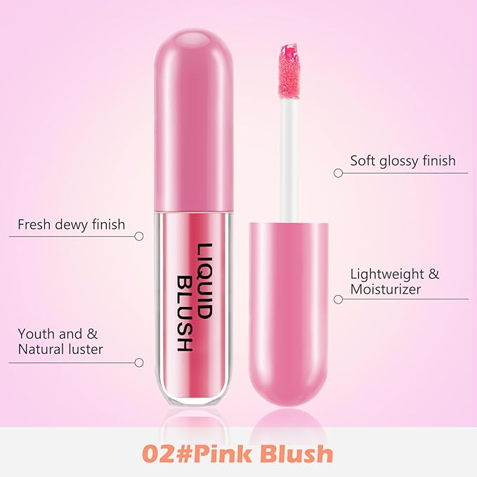 Boobeen Color Changing Liquid Blush Long Lasting Waterproof Dewy Finish