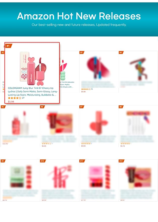 COLORGRAM Juicy Blur Tint 06 Spring Oz.)