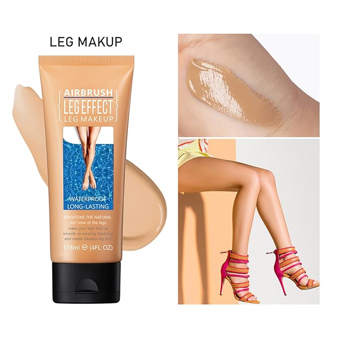 Leg Makeup Waterproof No Transfer, Leg Makeup Lotion, Up (Bronze)
