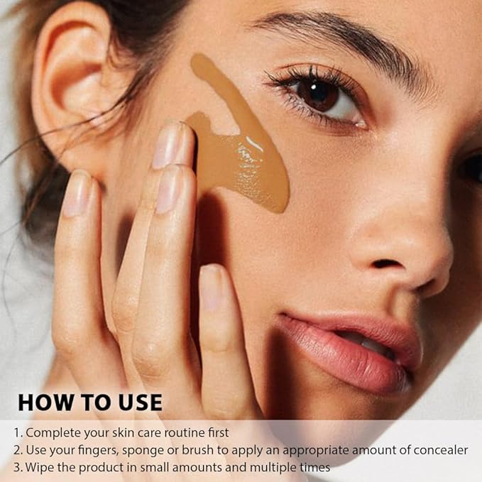 Kaely under Eye Concealer Full Coverage,Waterproof Concealer for