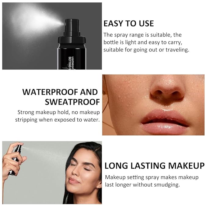 Kaely Setting Spray for Face,Matte Finish,Waterproof Setting Spray & Cruelty-Free