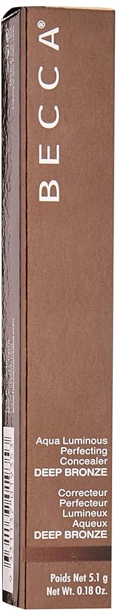 Becca Aqua Luminous Perfecting Concealer, Deep Bronze, 0.18