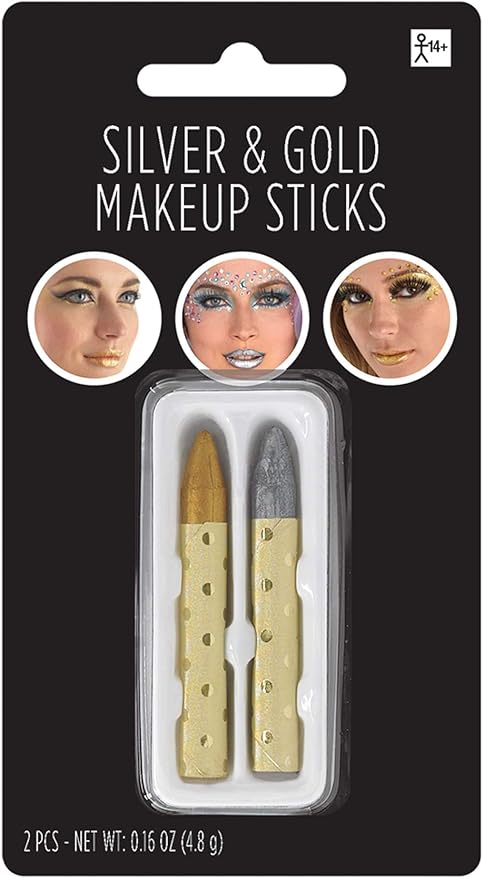 Silver & Gold Makeup Sticks (0.16