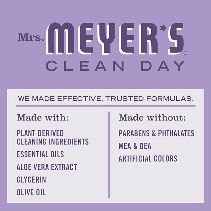 MRS. MEYER'S CLEAN DAY Variety Pack, 1 Mrs. Meyer's Liquid Hand Soap Lilac, 12.5 OZ, 1 Mrs. Meyer's Liquid Hand Soap, Daisy, 12.5 OZ, 1 CT