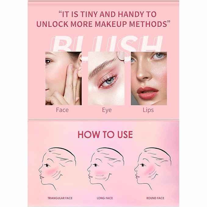 Blush Stick Set Matte Cream Blush Stick for (Set 01)