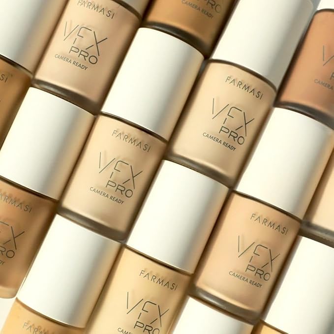 FARMASi Vfx Pro Foundation, Full Coverage Liquid Cream, Medium 13 30 ml