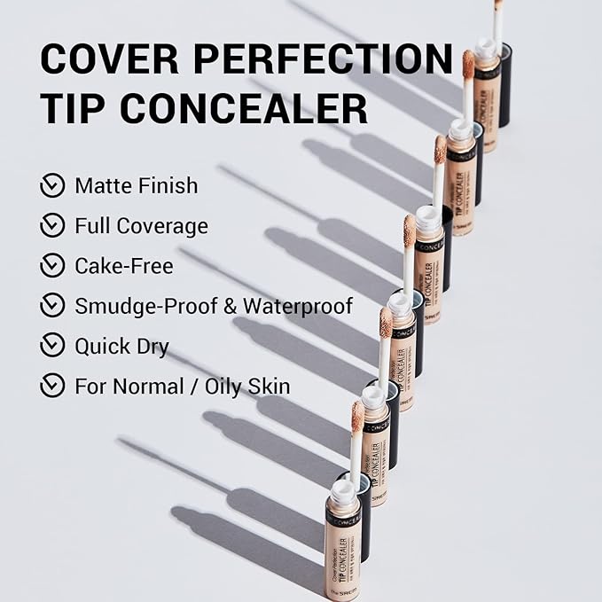 [the SAEM] Cover Perfection Tip Concealer # Brightener Bright Pink 6.5g