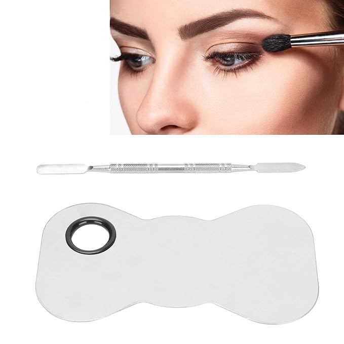 Cosmetic Makeup Palette Spatula, Mixing Bow Shape Stainless