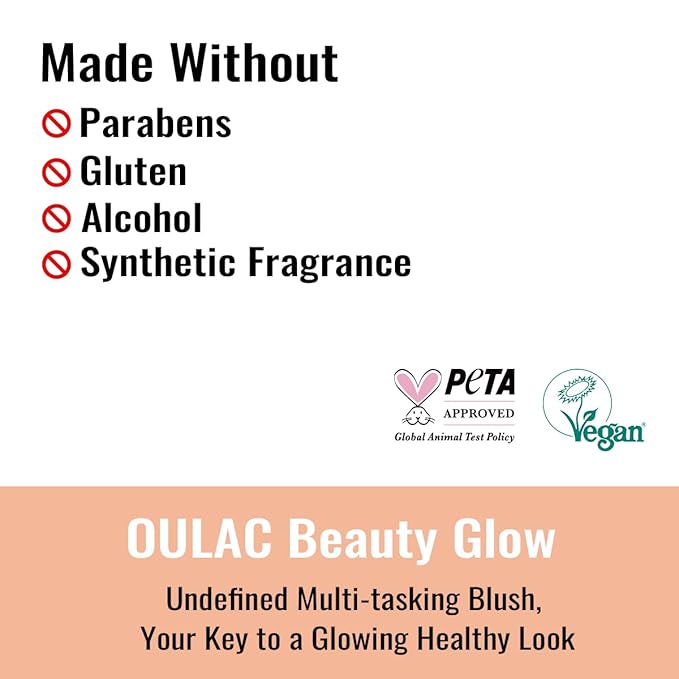 Oulac Luminous Blush Face Bronze Gold Warm | 4.8g