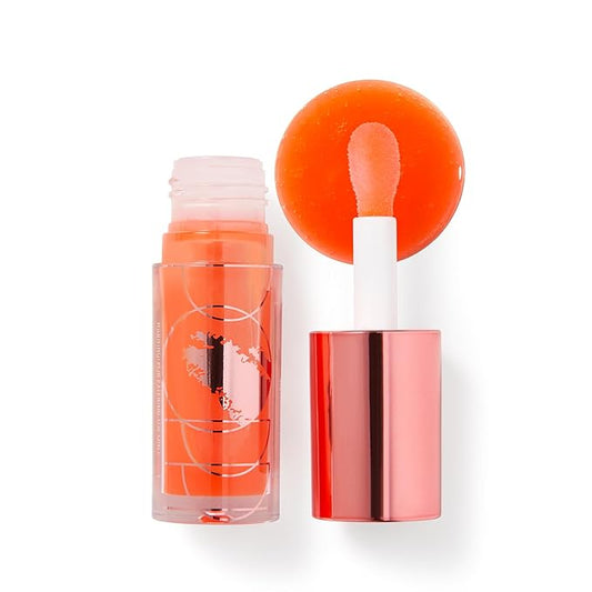 Dreamy Gleamy Tinted Lip Oil, Moisturizing, Shiny, Cruelty-Free, Vegan, Hydrating, Non-Sticky Tinted Lip Gloss, 5ml (Read My Mind)