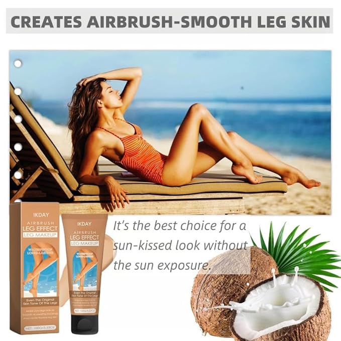 Leg Makeup Waterproof No Transfer - Leg Makeup (Bronze, 3)