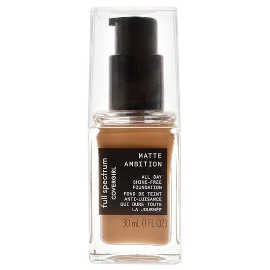 COVERGIRL Matte Ambition, All Day Foundation, Tan Cool 1.01 Ounce
