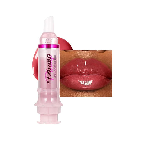 Lip Plumping Lip Gloss, High-Shine & Volumizing Lip Plumping Lip Glass Mirror Lip Glaze Lip Makeup, Long-lasting moisturizing Plump & Pout Lip Lip Gloss for Women (#02)